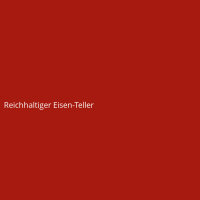 Reichhaltiger Eisen-Teller