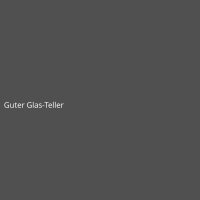Guter Glas-Teller
