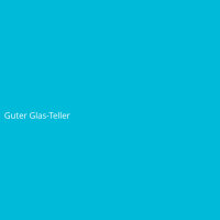 Guter Glas-Teller