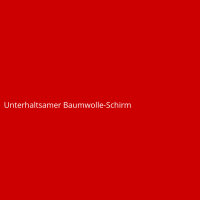 Unterhaltsamer Baumwolle-Schirm