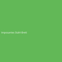 Imposantes Stahl-Brett