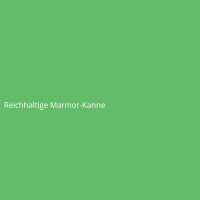 Reichhaltige Marmor-Kanne
