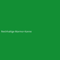 Reichhaltige Marmor-Kanne