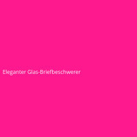 Eleganter Glas-Briefbeschwerer