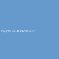 Eleganter Glas-Briefbeschwerer