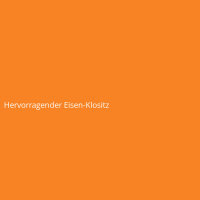 Hervorragender Eisen-Klositz