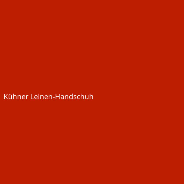Kühner Leinen-Handschuh